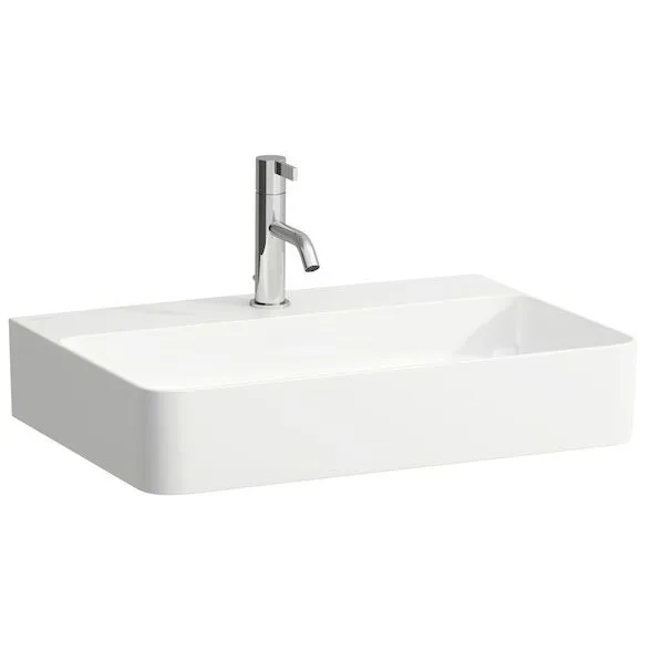 LAUFEN Val Aufsatzwaschtisch 60 x 42 cm mit 1 Hahnloch, ohne Überlauf LAUFEN Val Aufsatzwaschtisch 60 x 42 cm mit 1 Hahnloch, ohne Überlauf
