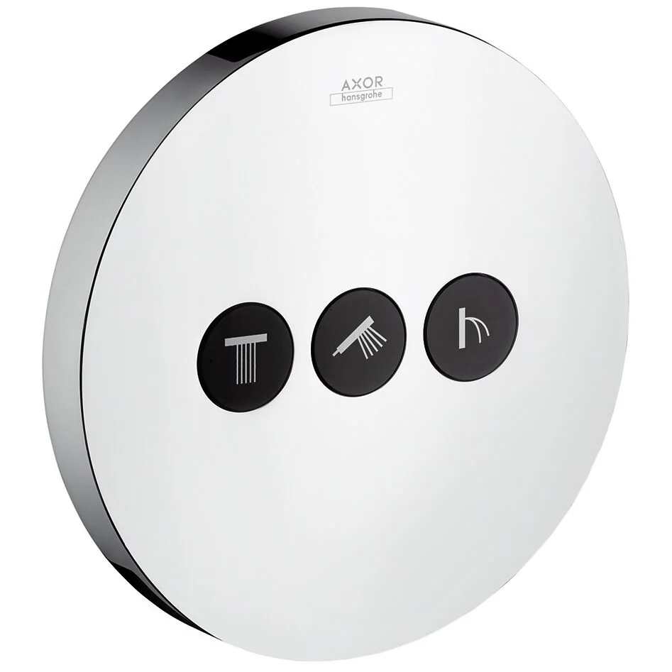AXOR ShowerSelect Round Ventil für 3 Verbraucher
