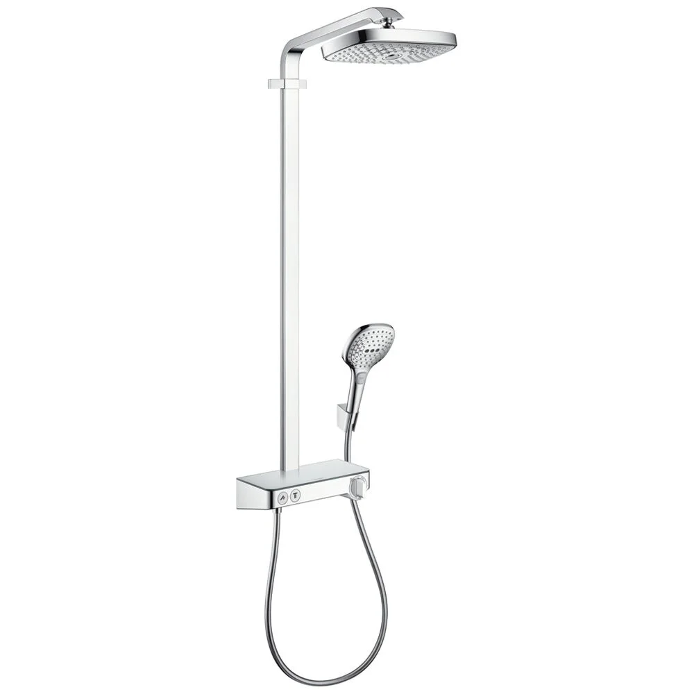 hansgrohe Raindance Select E 300 2jet Showerpipe EcoSmart hansgrohe Raindance Select E 300 2jet Showerpipe EcoSmart