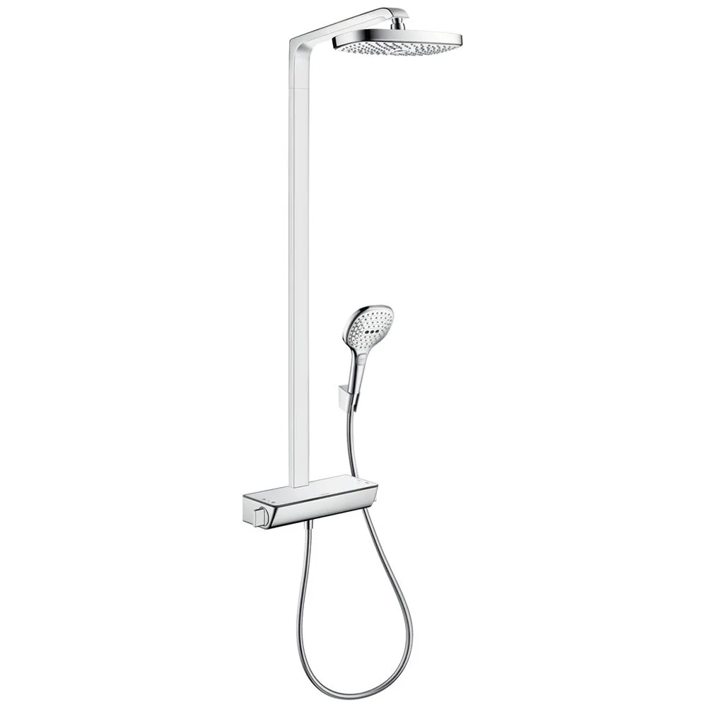 hansgrohe Raindance Select E 300 2jet Showerpipe EcoSmart