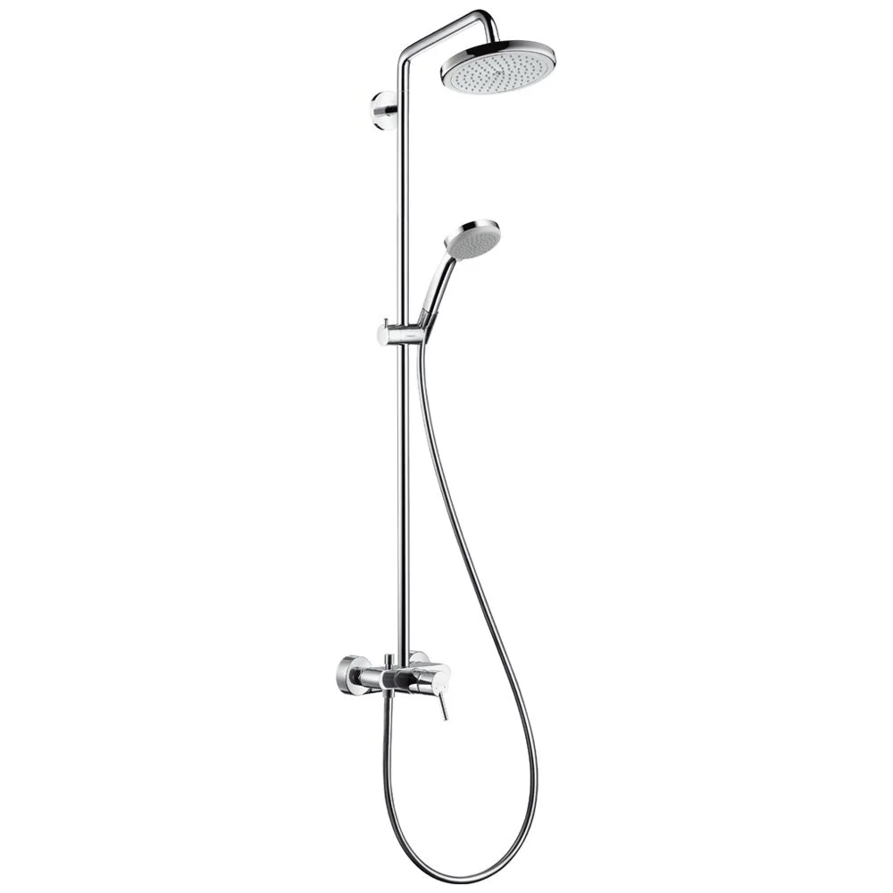 hansgrohe Croma 220 Showerpipe Einhebelmischer, Brausearm 40 cm hansgrohe Croma 220 Showerpipe Einhebelmischer, Brausearm 40 cm