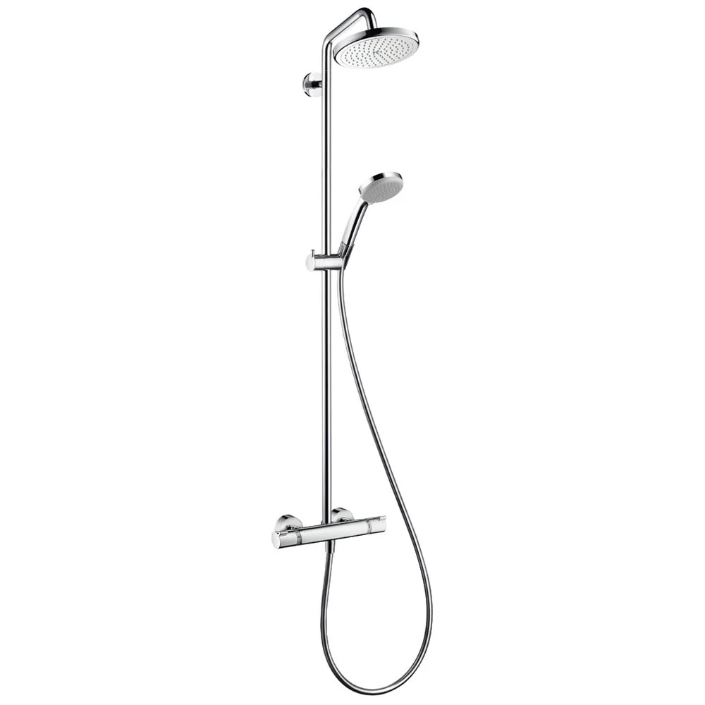 hansgrohe Raindance Showerpipe 220 EcoSmart mit Brausearm 40 cm schwenkbar