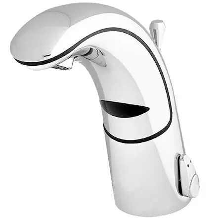 KWC TRONIC Automatik-Waschtischarmatur batteriebetrieb, mit Ablaufgarnitur