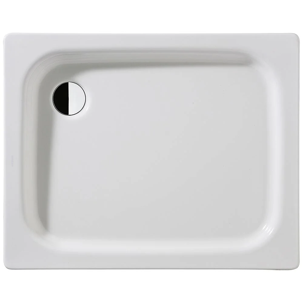 Kaldewei Duschplan 546-1 Duschwanne 80 x 100 x 6,5 cm mit Antislip