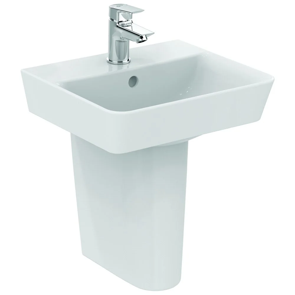 Ideal Standard Connect Air Handwaschbecken 40 cm, mit 1 Hahnloch, mit Überlauf