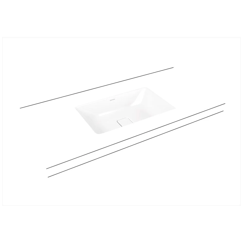 Kaldewei CONO Unterbauwaschtisch 3087, 56,8 cm