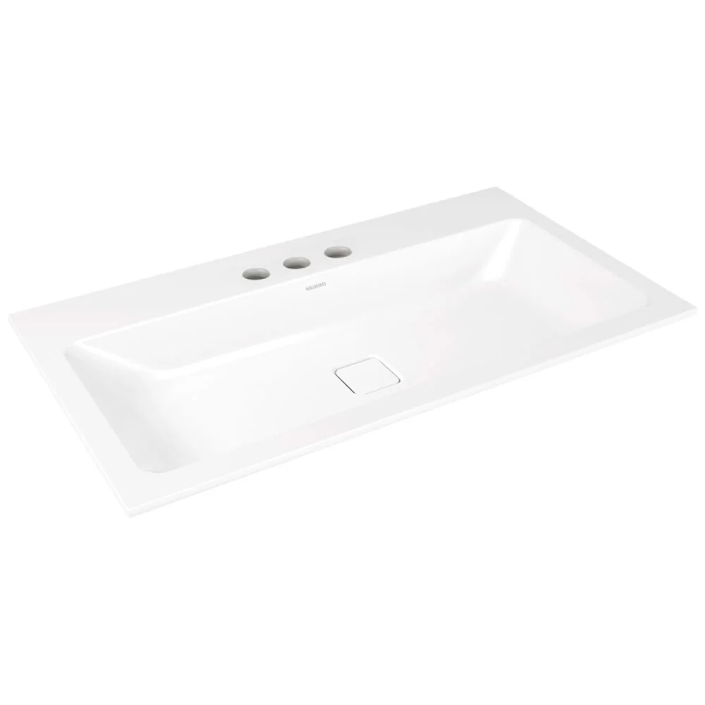 Kaldewei CONO Einbauwaschtisch 3081 mit 3 Hahnlochbohrung, 90 cm Kaldewei CONO Einbauwaschtisch 3081 mit 3 Hahnlochbohrung, 90 cm