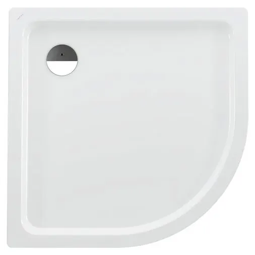 LAUFEN Platina Viertelkreis Duschwanne 100 x 100 x 6,5 cm ohne Antislip