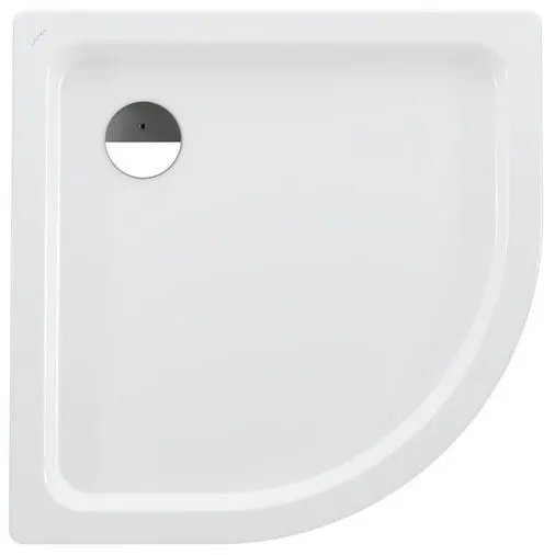 LAUFEN Platina Viertelkreis Duschwanne 90 x 90 x 6,5 cm ohne Antislip