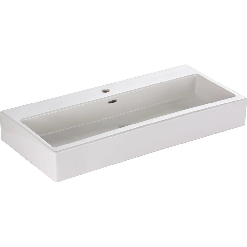 LAUFEN Living City Waschtisch 100 cm mit Überlauf und 1 Hahnloch