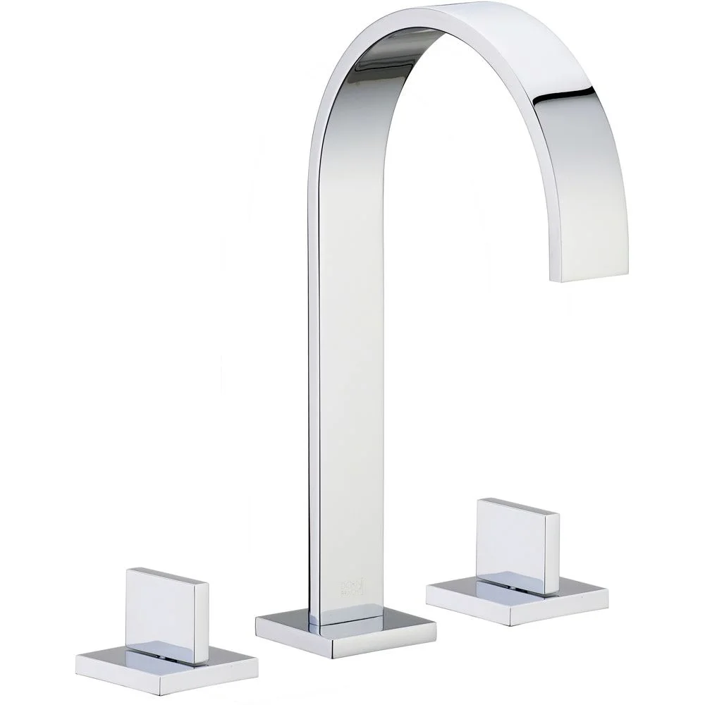 Dornbracht MEM Waschtisch-Dreilochbatterie mit Einzelrosetten Ausladung 16,5 cm