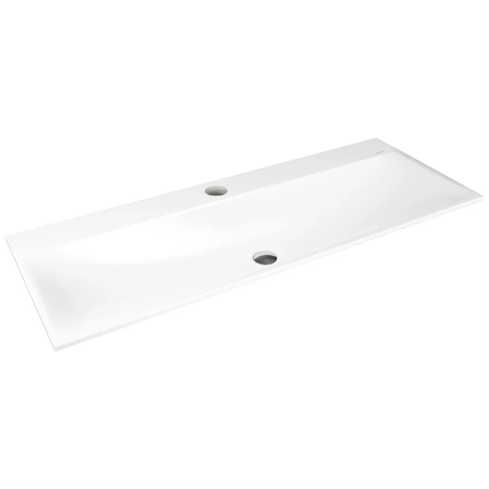 Kaldewei SILENIO Einbauwaschtisch 3039 mit 1 Hahnlochbohrung, 120 cm Kaldewei SILENIO Einbauwaschtisch 3039 mit 1 Hahnlochbohrung, 120 cm