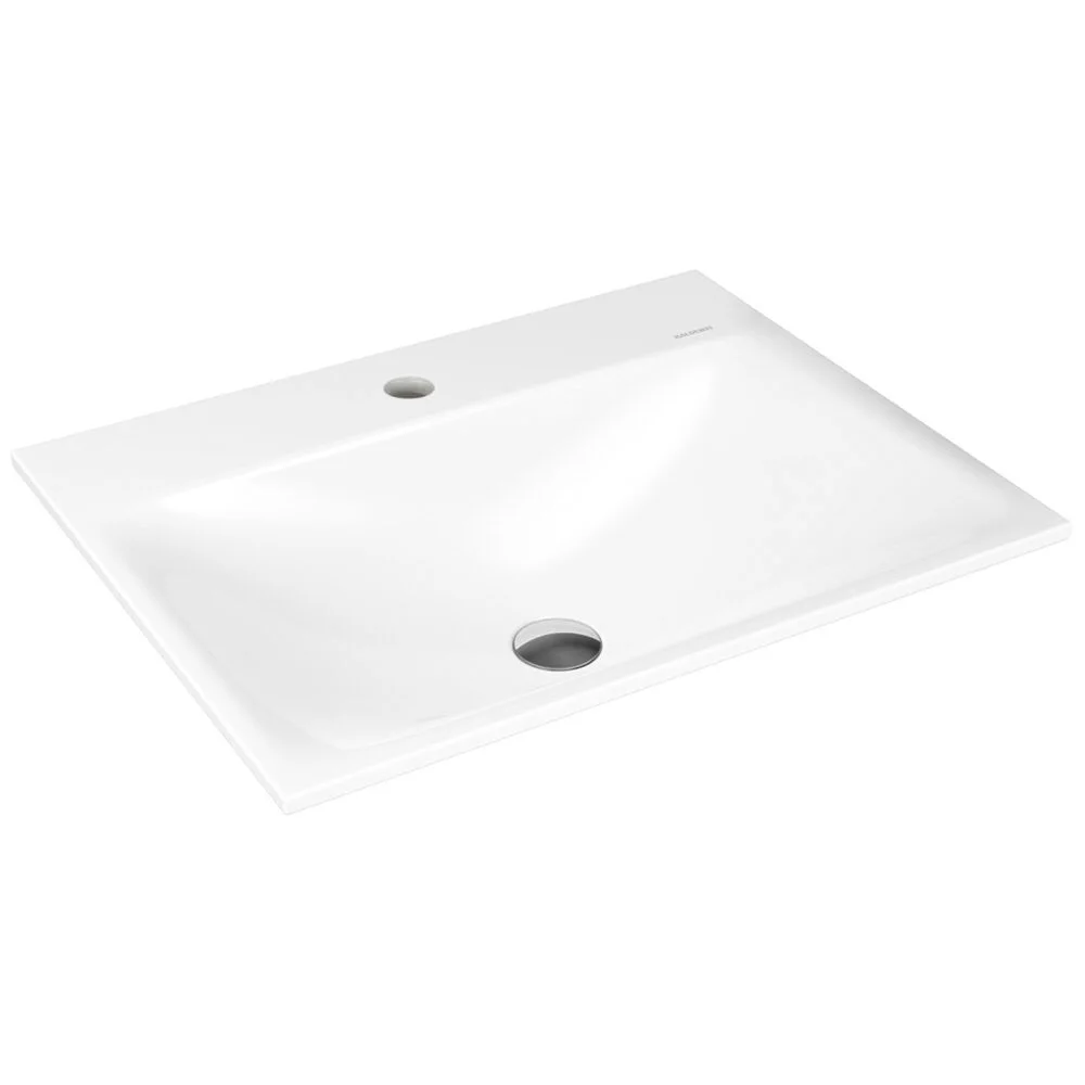 Kaldewei SILENIO Einbauwaschtisch 3037 mit 1 Hahnlochbohrung, 60 cm Kaldewei SILENIO Einbauwaschtisch 3037 mit 1 Hahnlochbohrung, 60 cm