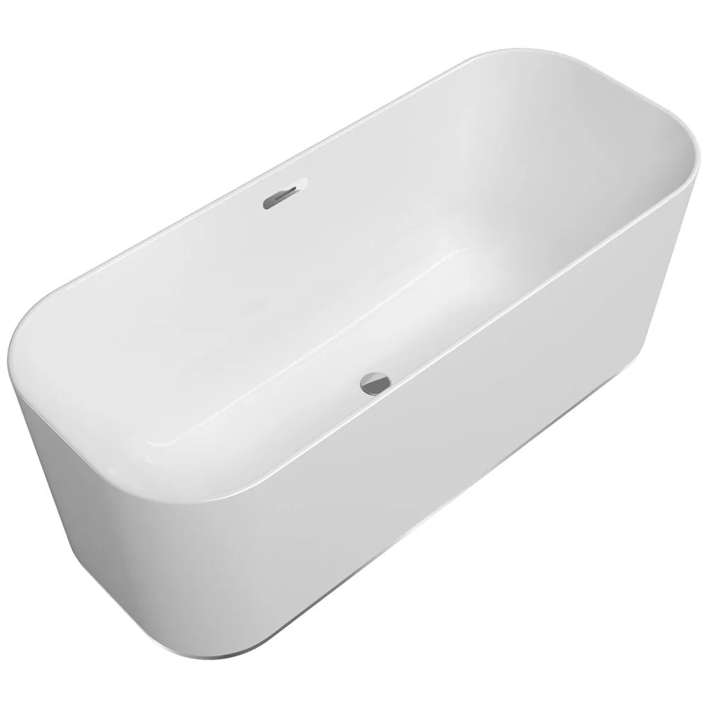Villeroy & Boch Finion freistehende Badewanne 170 x 70 cm mit Design-Ring, Emotion-Funktion
