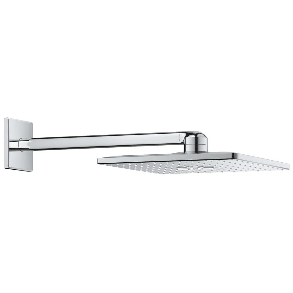 GROHE Rainshower SmartActive 310 Cube Kopfbrauseset mit 2 Strahlarten und Wandanschluss