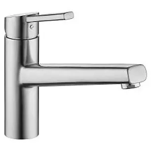 KWC LUNA-E Einhebel-Spültischbatterie, Ausführung Edelstahl