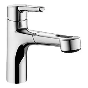 KWC SUNO Einhebel-Spültischbatterie mit Auszugbrause jetclean, Niederdruck