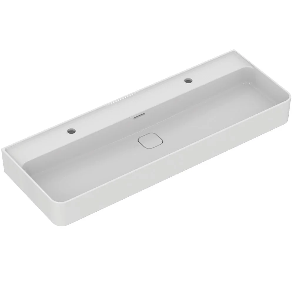 Ideal Standard Strada II Waschtisch 120 cm mit 2 Hahnlöcher, geschliffen