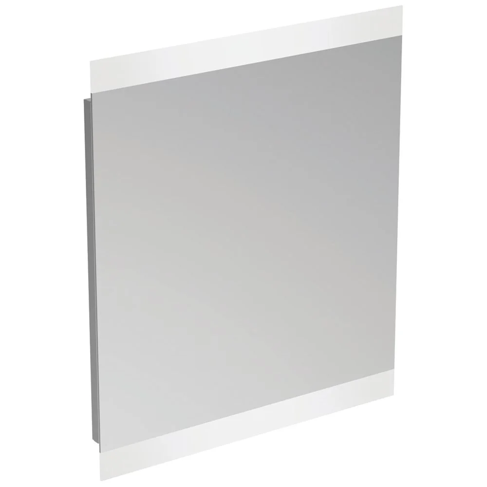 Ideal Standard Badspiegel Mirror & Light mit 2-seitigem Ambientelicht in der Größe 60 x 70 cm
