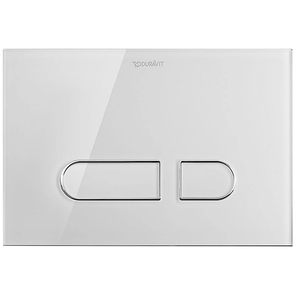 Duravit DuraSystem Betätigungsplatte A1 für WC, Glas