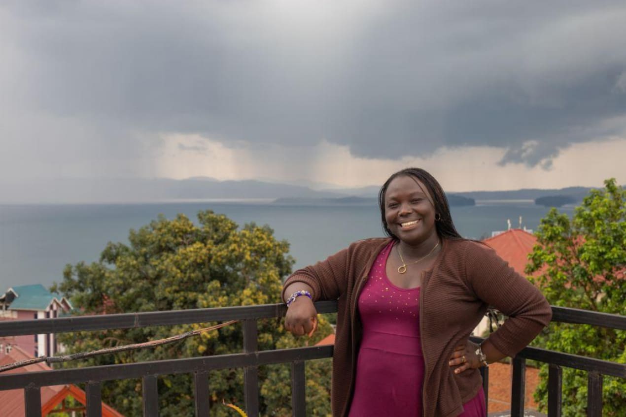 Marcelline Budza, de oprichtster van Rebuild Women’s Hope.