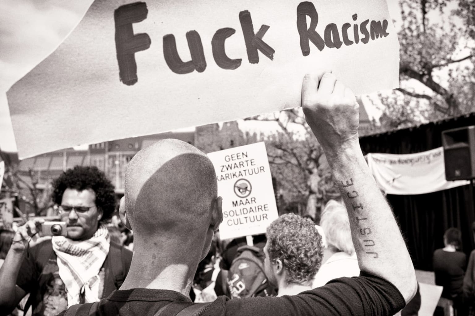 Optocht tegen racisme in Amsterdam (2015)