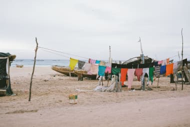 Senegalese migranten reizen vis achterna