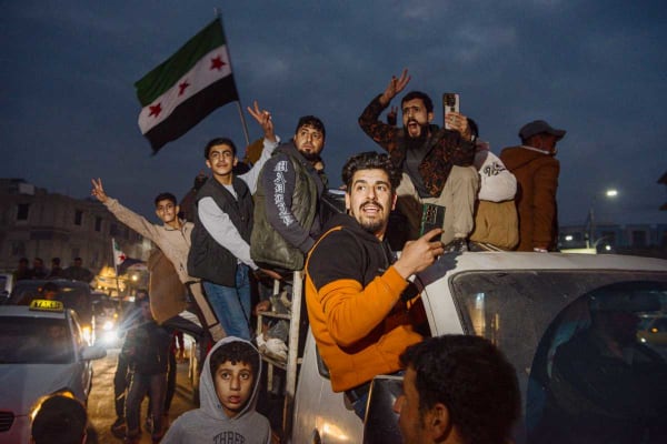 The SDF announced that they will also adopt the new Syrian flag. A wave of joy swept through the city, with many people spontaneously gathering to celebrate.