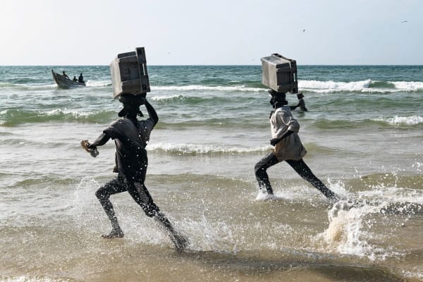 Europa en Azië azen op Senegalese vis