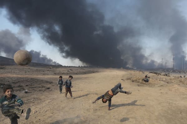 Qayyara, de olievlek waar Irakezen thuis zijn