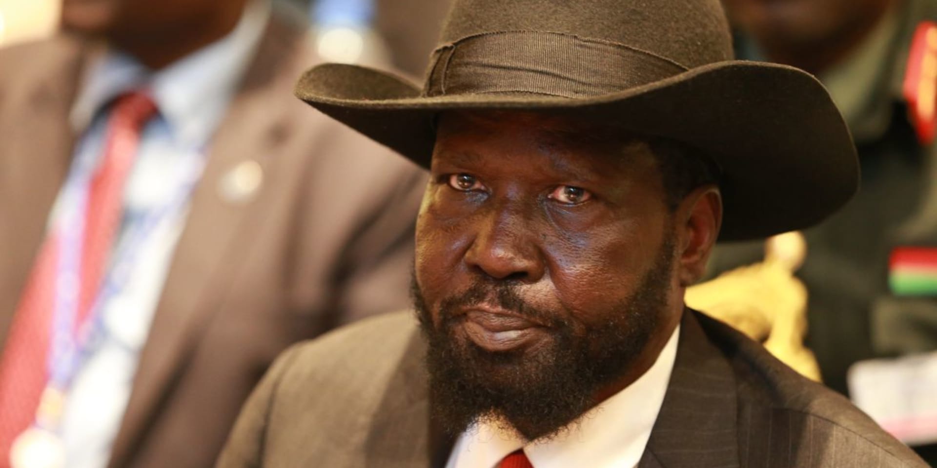 De Soedanese president Salva Kiir
