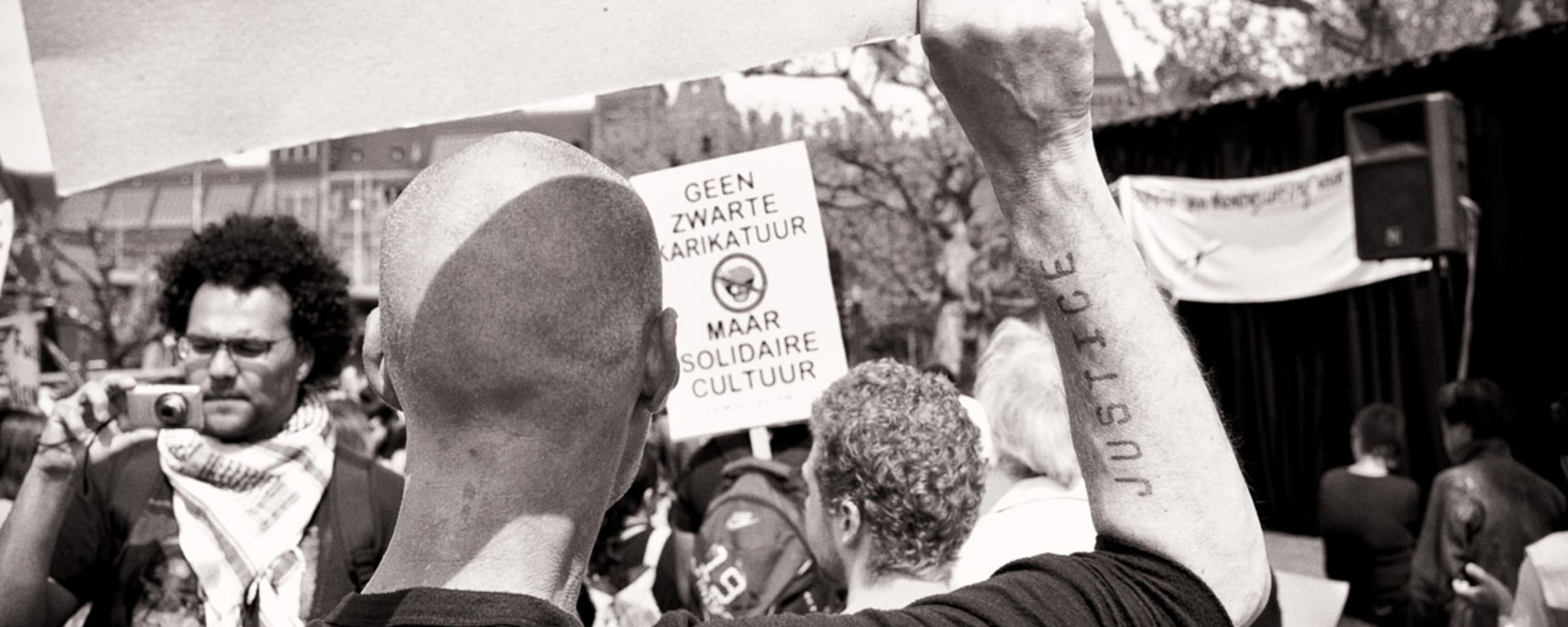 Optocht tegen racisme in Amsterdam (2015)