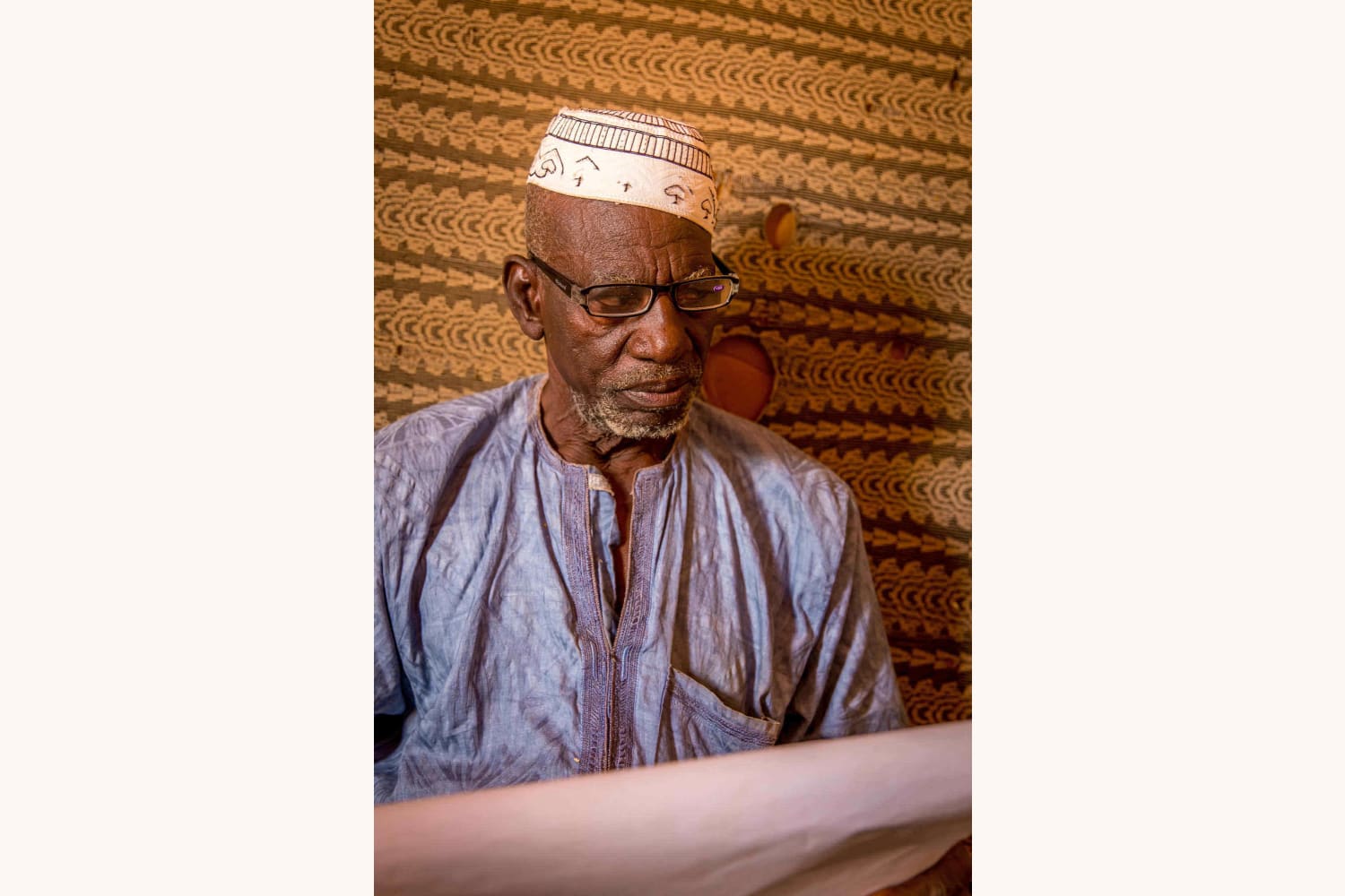 Chef du quartier van het district Riad in Niamey.
