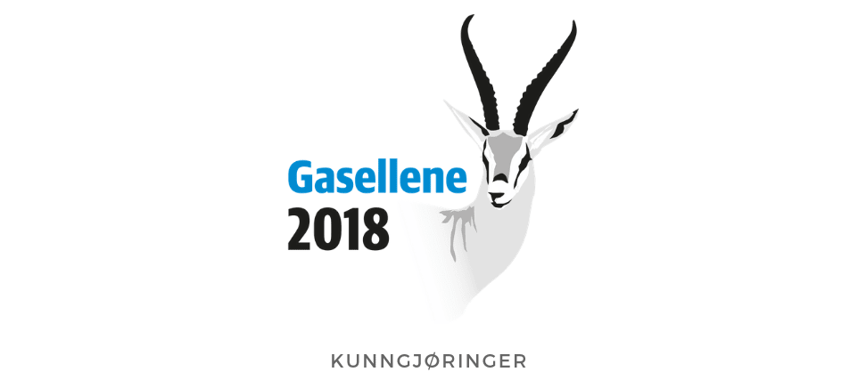 NICHE kåret til Gasellebedrift for 2018