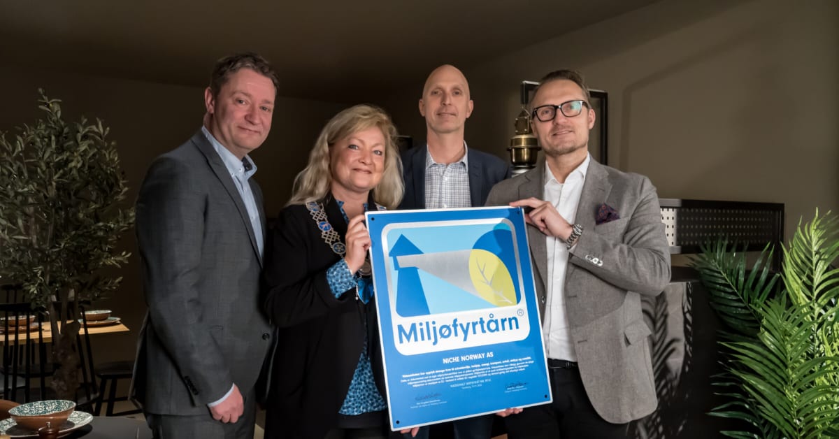 Det endelige beviset på Miljøfyrtårn-sertifisering.
