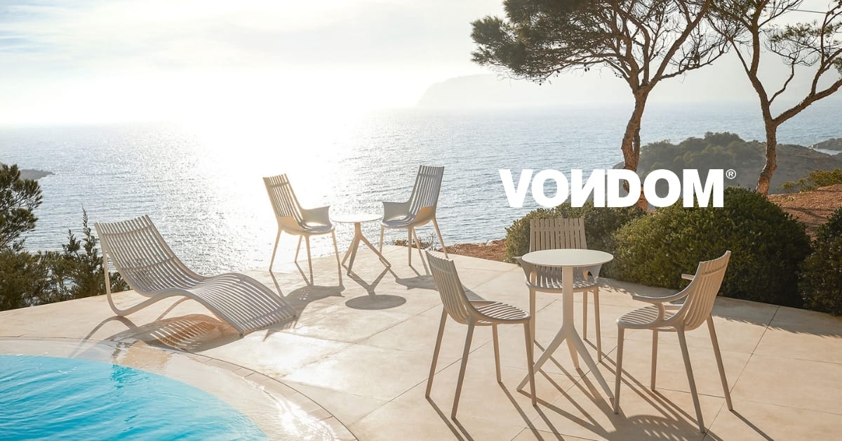VONDOM utemøbler - Laget av plast fra havet.