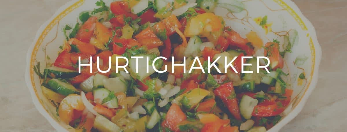 Hurtighakkere til restaurant, storkjøkken og matproduksjon.