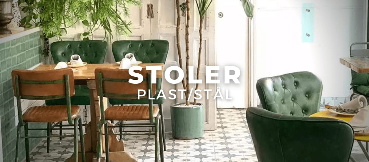 Stoler Plast /Stål /Acryl