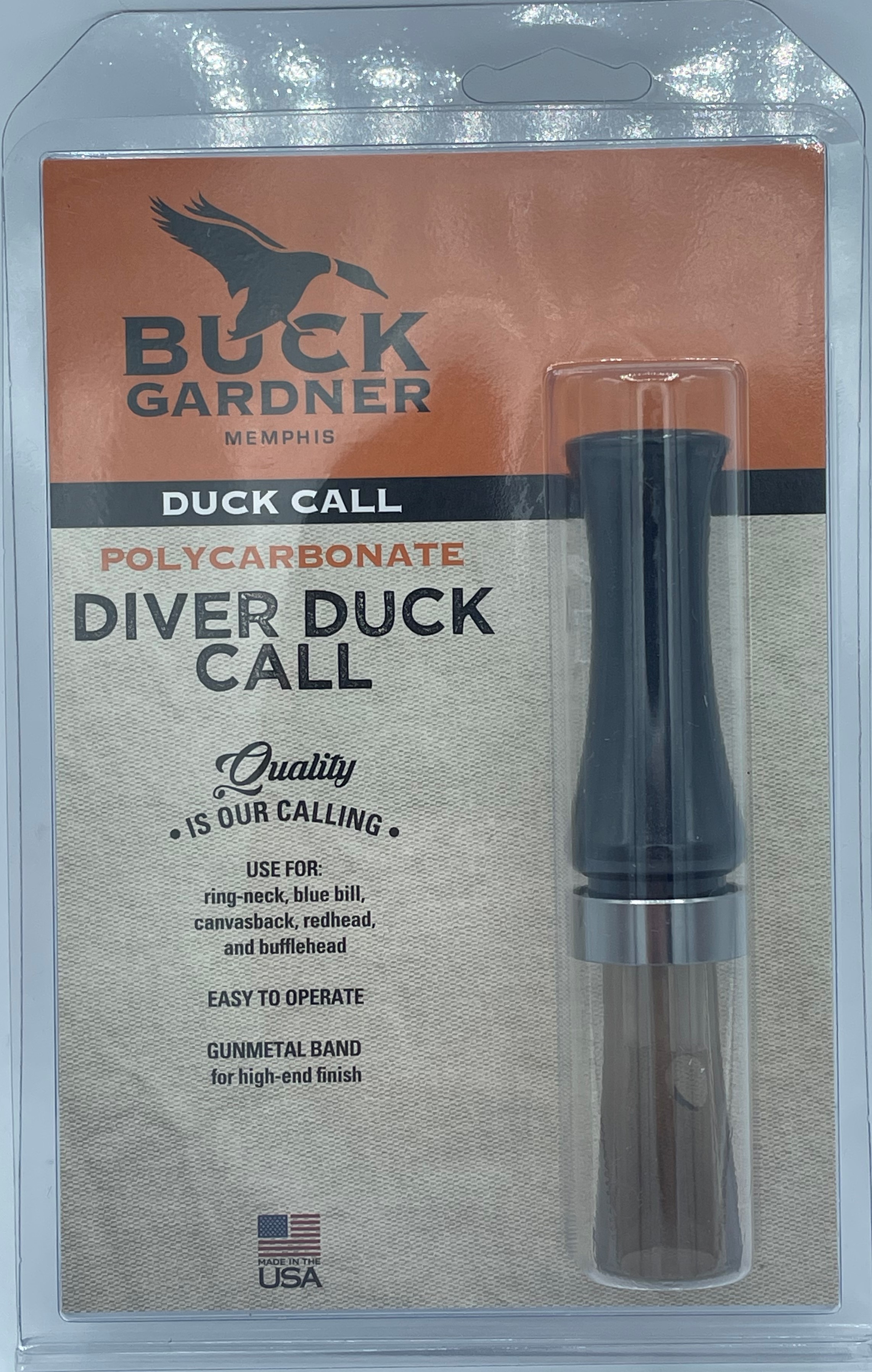 Buck Gardner Diver Duck Duck Call