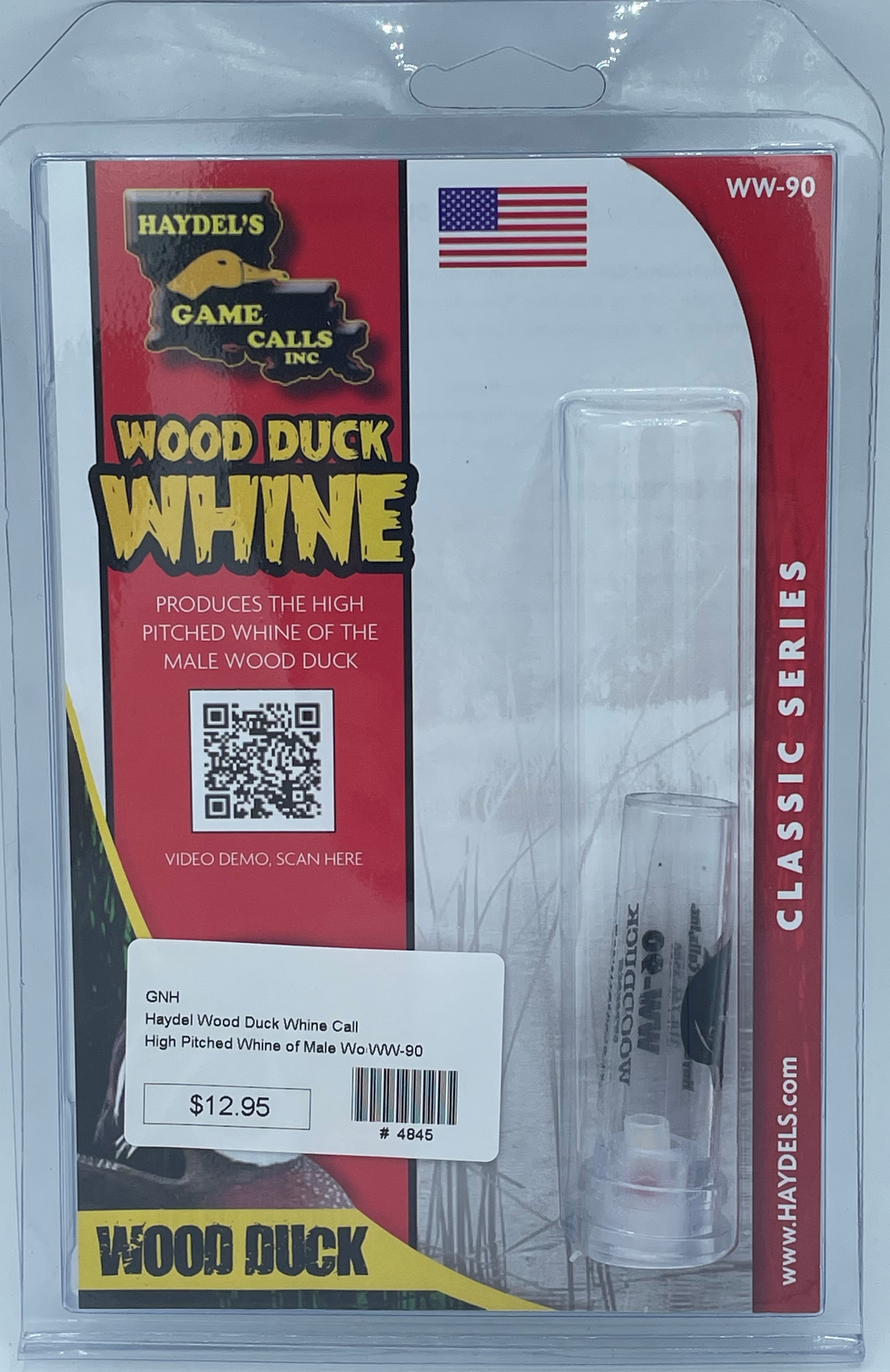 Haydel's Classic Series Wood Duck Whine Call