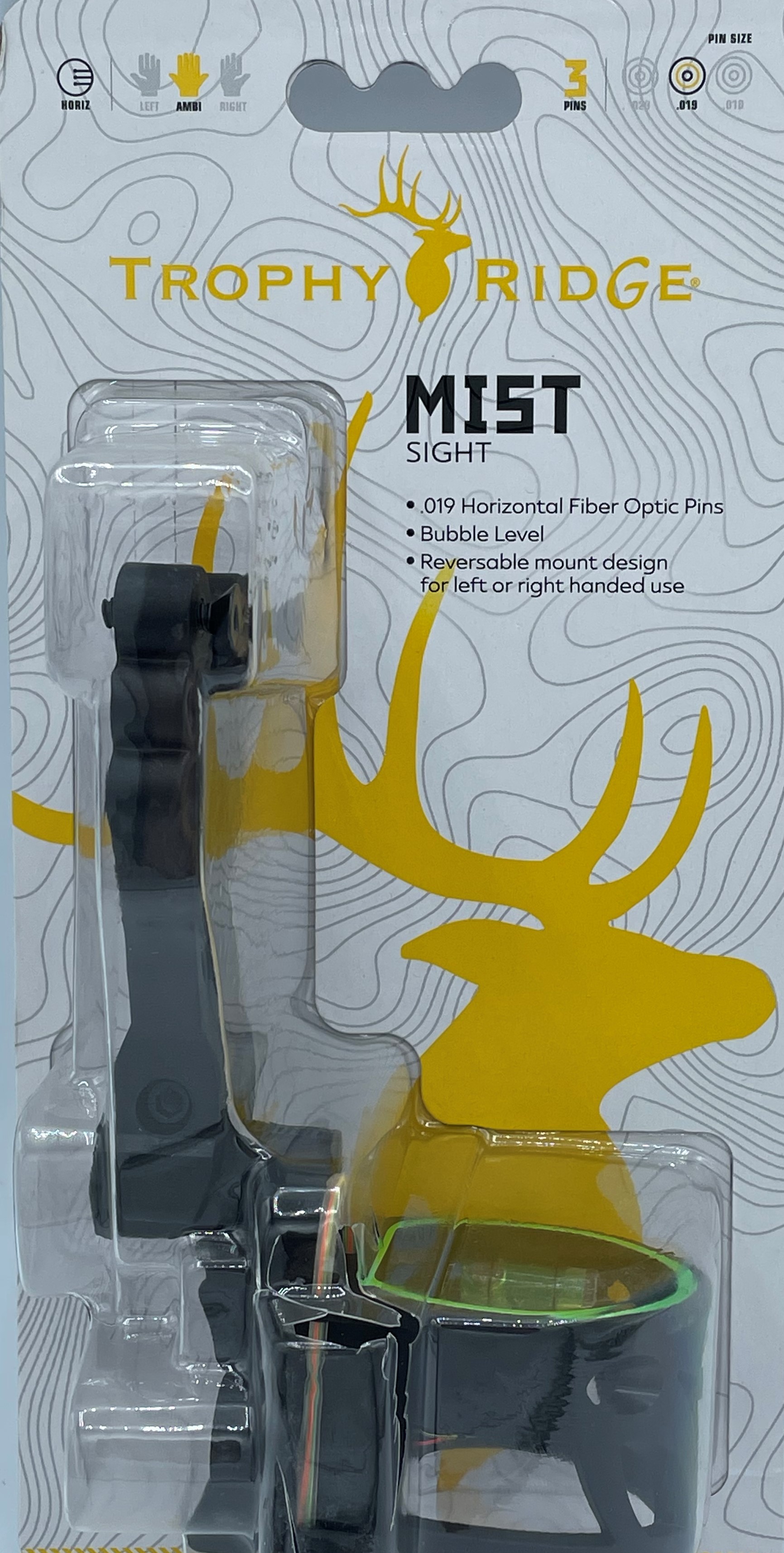 Trophy Ridge Mist Sight with Green Hood Accent