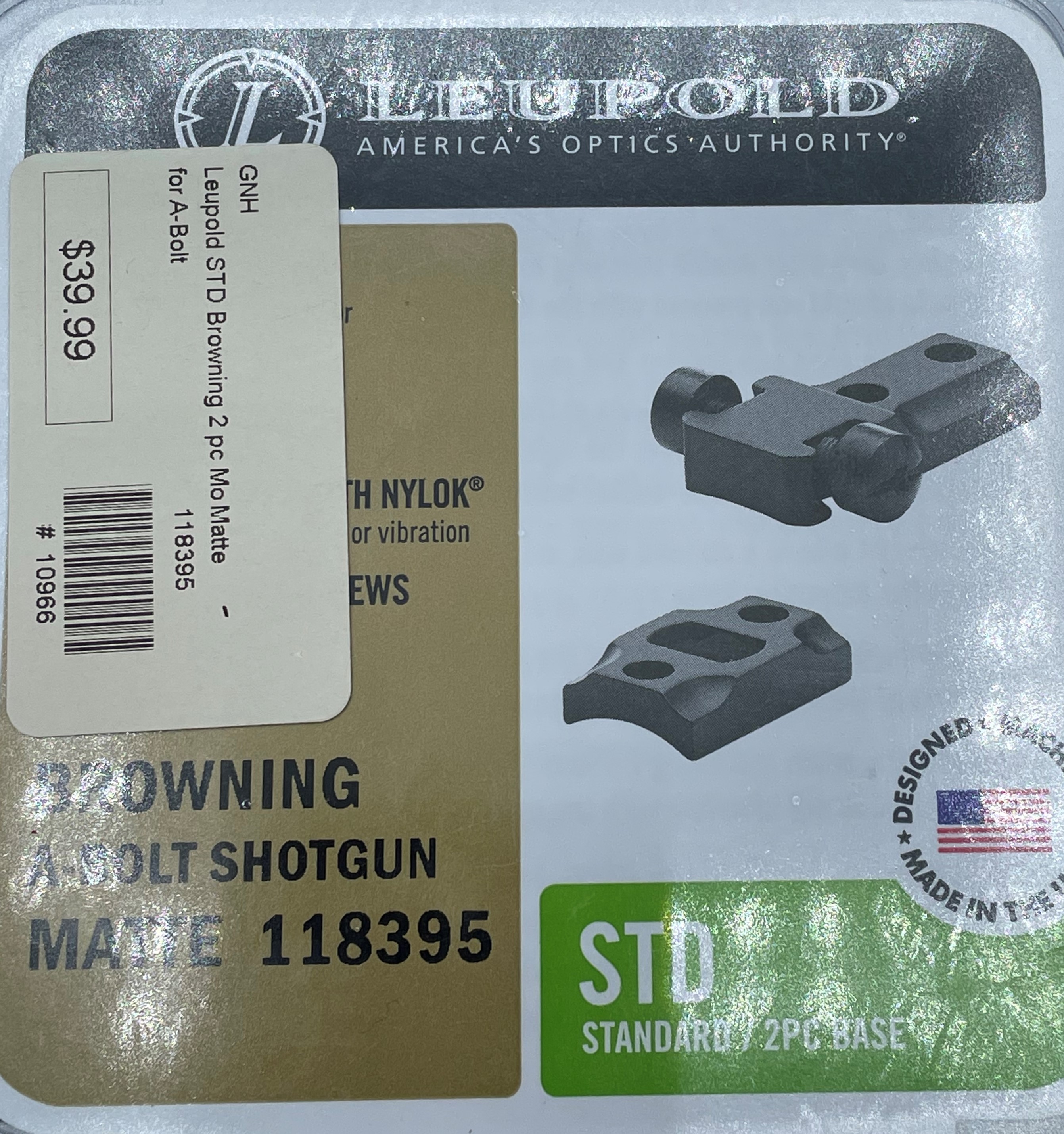 Leuold STD Browning 2 Piece Mount