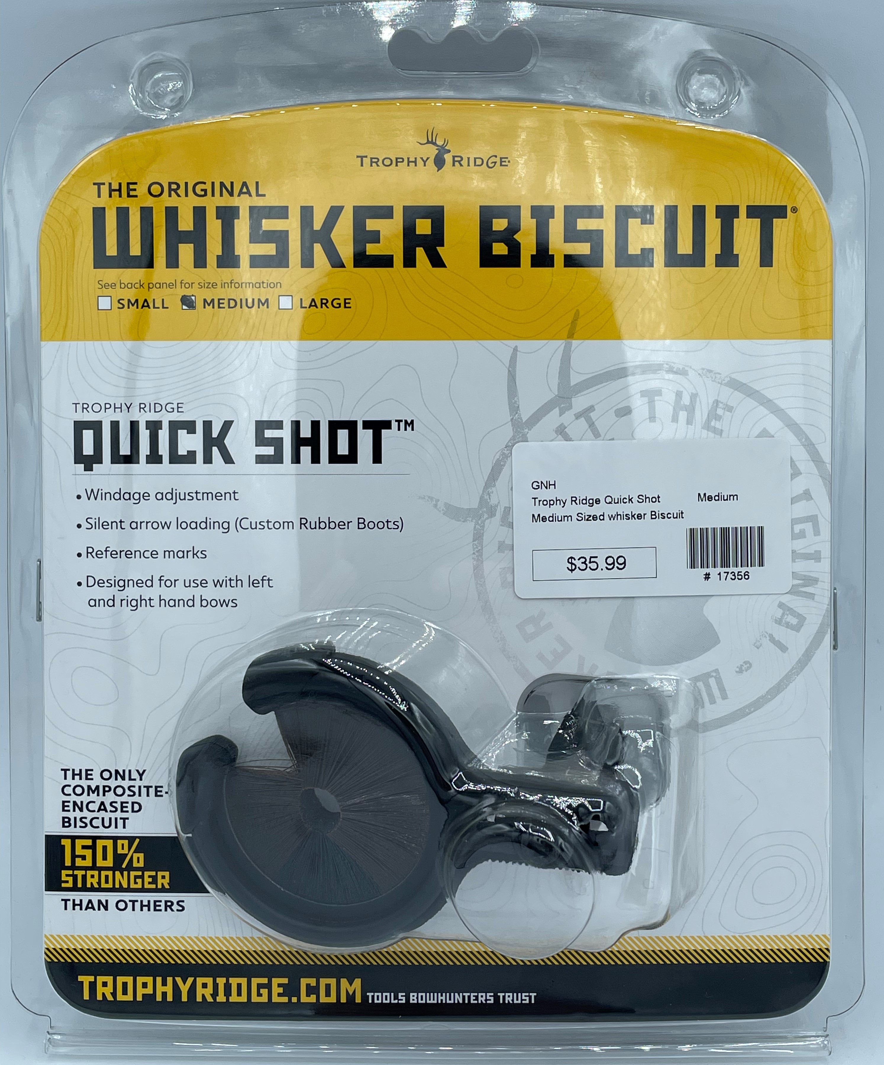 Trophy Ridge Quick Shot Original Whisker Biscuit (Size Medium)