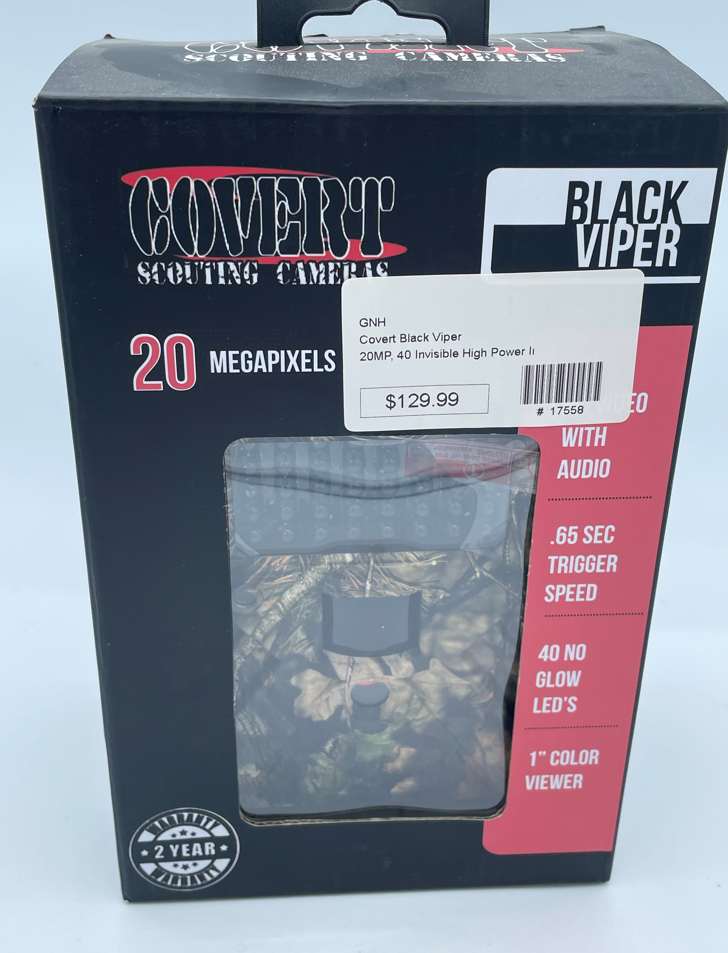 Covert Black Viper Scouting Camera - 20 MP