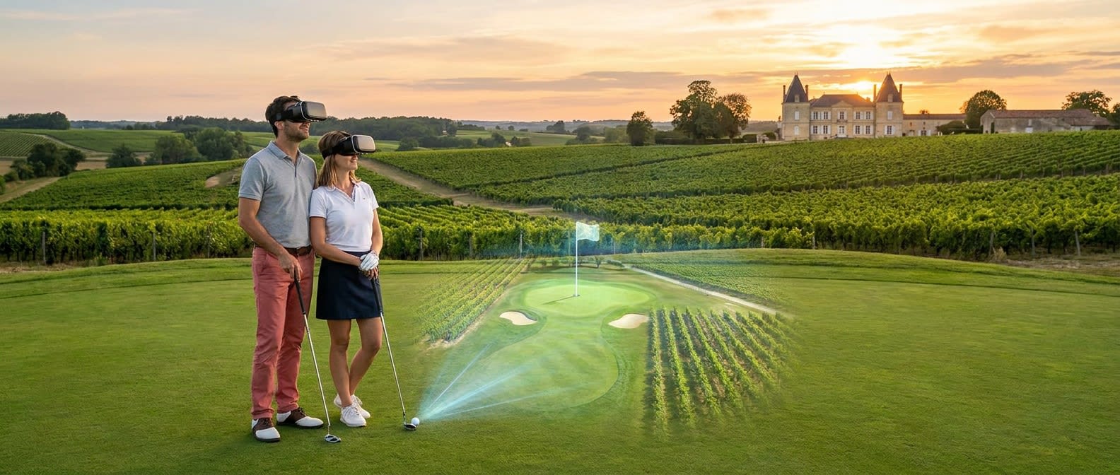 Visite virtuelle dans le golf du sauternais