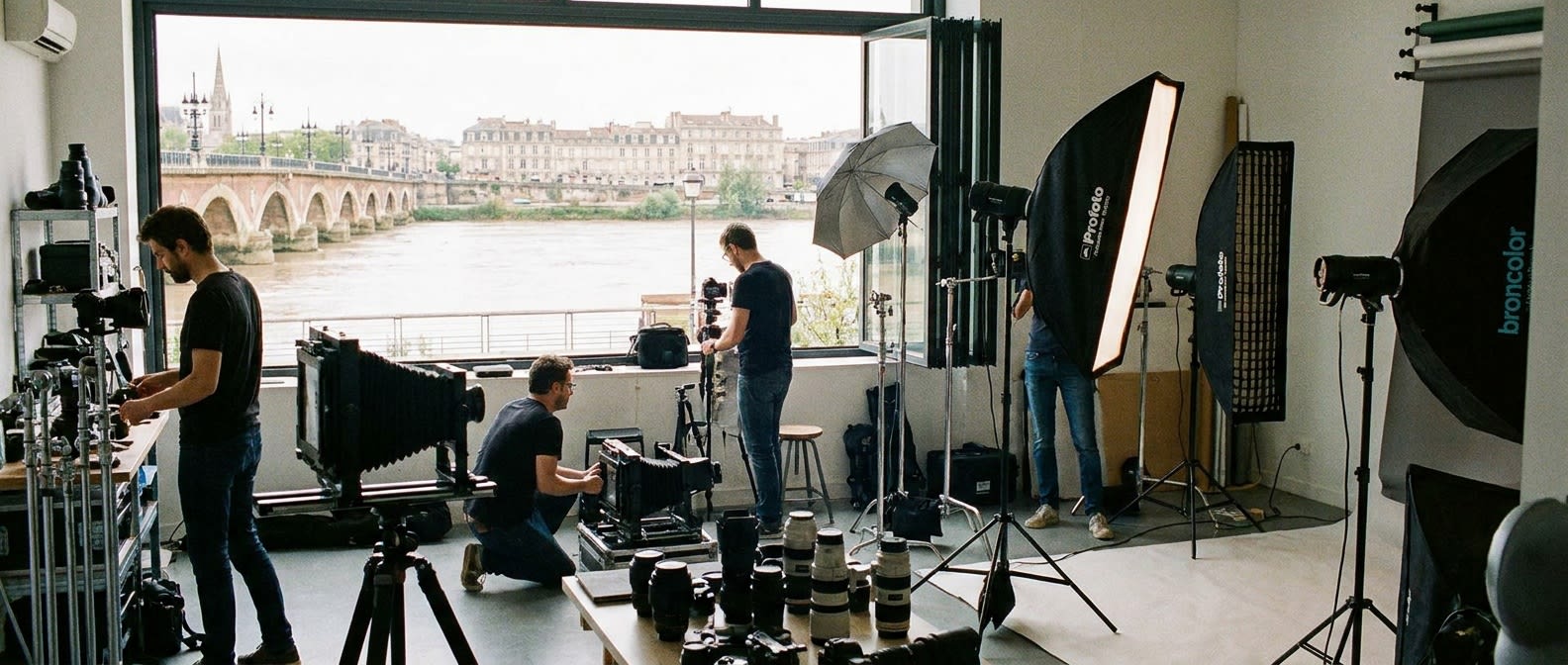 Location matériel photo professionnel Bordeaux : studio et éclairage