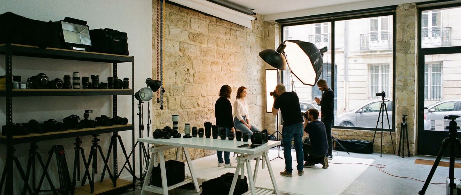 Location matériel photo professionnel Bordeaux : studio et éclairage