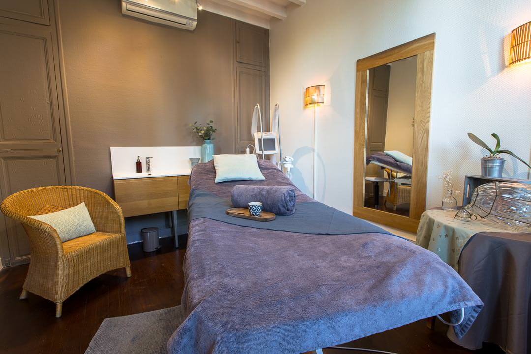 Photo du SPA le pavillon des ondines-Libourne-Gironde-christophe Boury-www.photographe-33.fr- la mise en place avant que le client arrive
