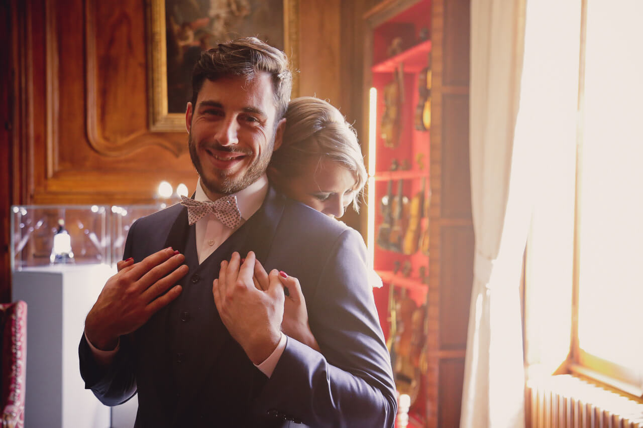 Shooting mariage au Château Pape clément
