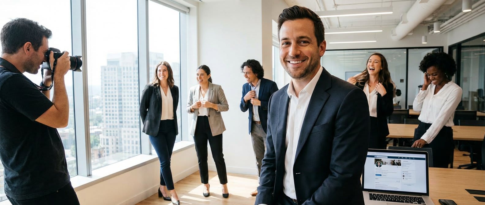 Vos photos corporate pour LinkedIn.